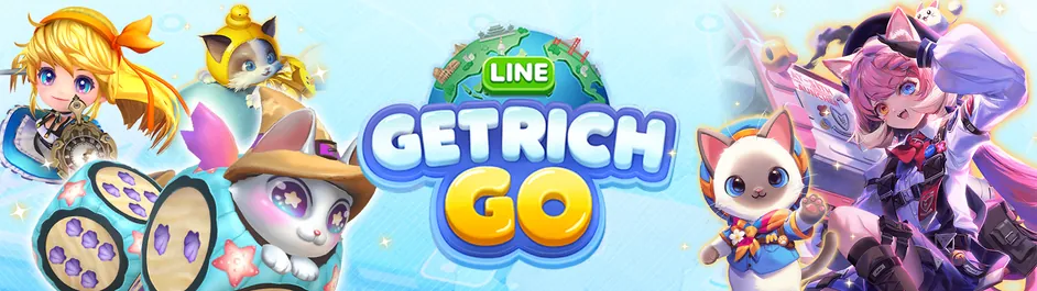 LINE GetRich GO banner