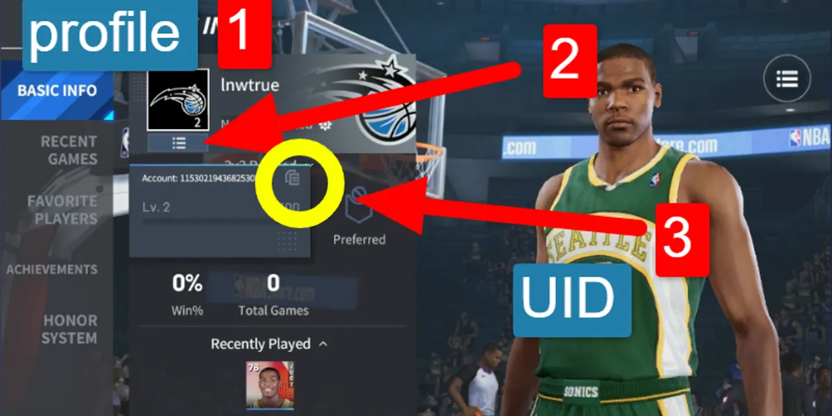 UID Screenshot