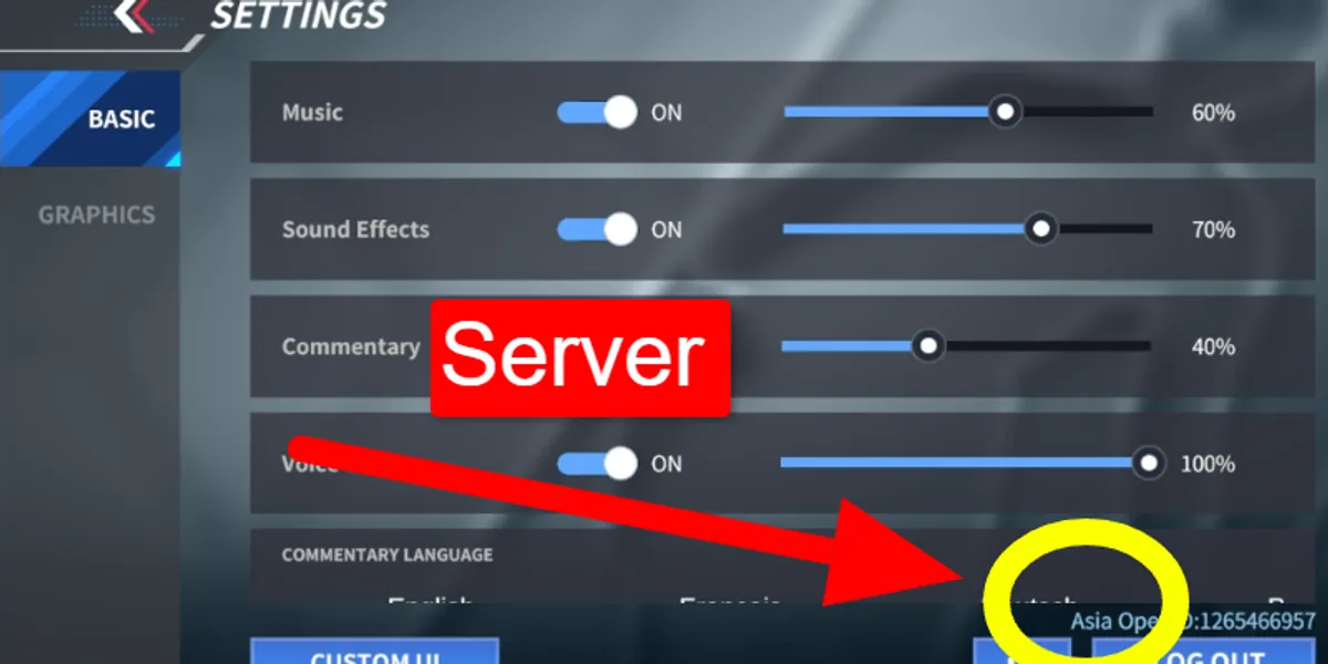 Server Screenshot