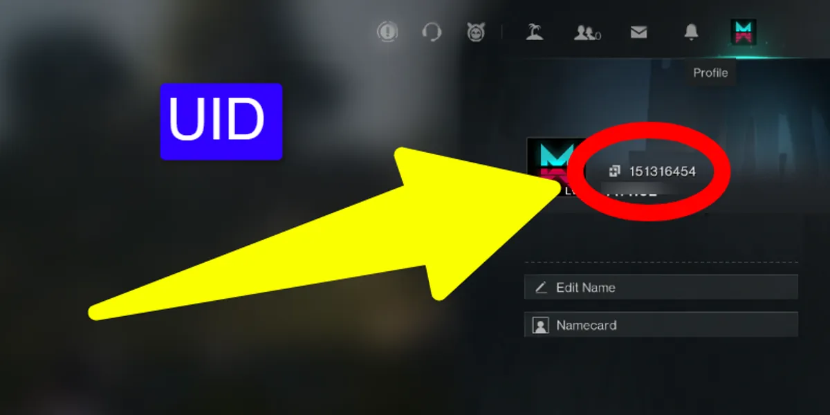 UID Screenshot