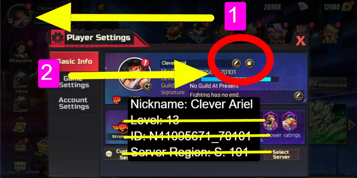 Name Screenshot